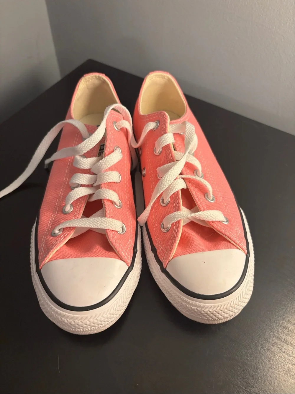 Converse Pink Low Top Canvas Sneakers